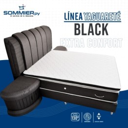 JAGUARETE 1 PILLOW TOP 180X200 JUEGO COMPLETO