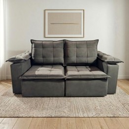 SOFA RETRACTIL BOQUERON  2l.
Marrón Pino