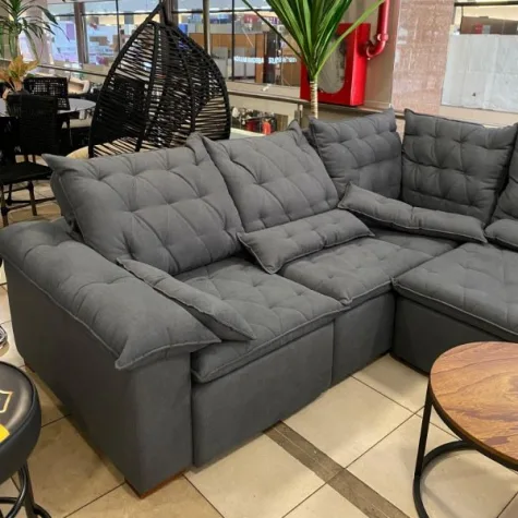 SOFA ESQUINERO VIVIANA 5L (2 ASIENTOS  RETRACTIL)